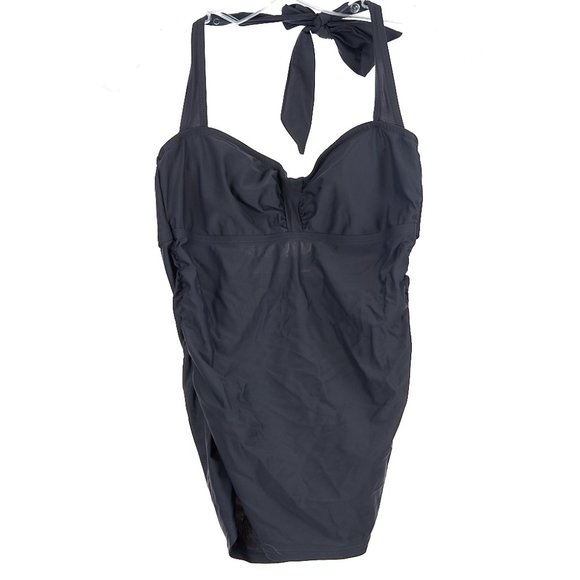 Athleta Other - Athleta Gray Tankini Top and Bottom Swimsuit